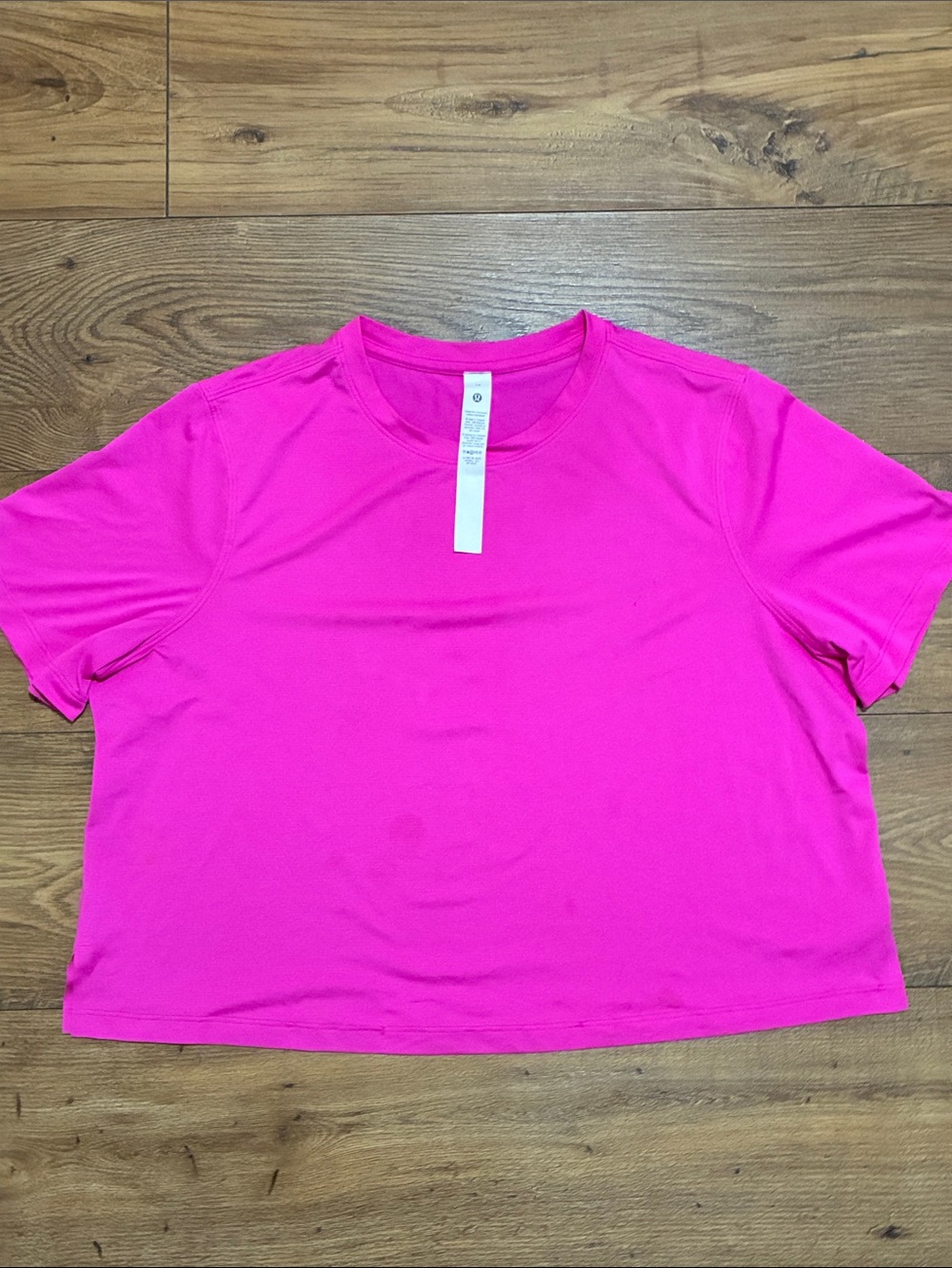 lululemon athletica Hot Pink Short Sleeve Tee